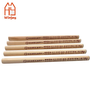 <span class=keywords><strong>Crayon</strong></span> à mine HB de 1cm de diamètre en bois naturel pour les enfants - Product Image 3