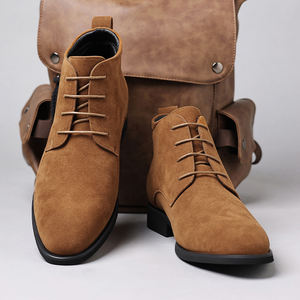 Botas Personalizadas de Hombre con Cordones, de Piel Sintética, para Moda, Trabajo al Aire Libre y Uso Casual - Product Image 6
