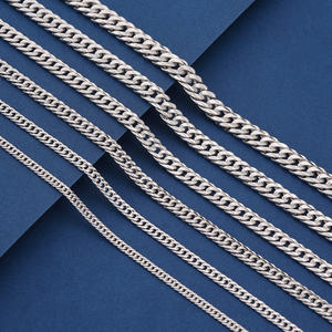 TYD-C-002 925 스털링 실버 체인 보석 도매, 쿠바 목걸이, 쿠바 남성 및 여성 체인, 마이애미 스타일 - Product Image 5