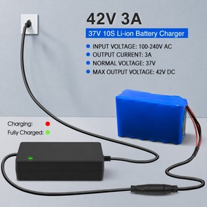 <span class=keywords><strong>Chargeur</strong></span> de batterie au lithium 42V 3A, mode CC CV, <span class=keywords><strong>pour</strong></span> véhicule électrique, scooter, vélo électrique, fauteuil roulant, <span class=keywords><strong>chargeur</strong></span> de batterie Li-ion 10S 36V 42V - Product Image 2