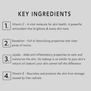 Sérum Facial de Vitamina C com Ácido Hialurônico, Vitamina E, Aloe Vera Orgânica e Óleo de Jojoba, Hidratante e Iluminador, Adequado para Manchas Escuras, 30ml - Product Image 3