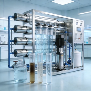 Máquina de Agua Ultrapura EDI de Grado Industrial de 2000 LPH con PLC y Bomba, 1 Año de Garantía, Usada, Personalizada - Product Image 2