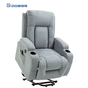 DOSERシリーズ モダン 本革製 電動伸縮式リクライニングチェア 一人掛け 高齢者向け 治療用マッサージ USB付き - Product Image 1