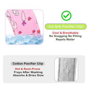 Accesorios para Bebés Libres de BPA, Cadena para Chupetes, Clip para Chupetes, Estuche para Chupetes de Silicona para Bebés - Product Image 5