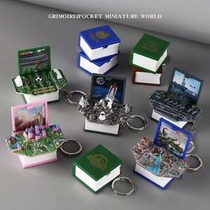 Jouet promotionnel en plastique DIY, mini <span class=keywords><strong>livre</strong></span> de football personnalisable, porte-clés, jouets anti-stress, <span class=keywords><strong>livre</strong></span> <span class=keywords><strong>pop</strong></span>-<span class=keywords><strong>up</strong></span> 3D pour enfants et adultes - Product Image 1