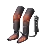 Masseur électrique pour les jambes avec chaleur, masseur pour mollets et pieds à brancher, pour usage domestique, masseur de jambes à compression d'air