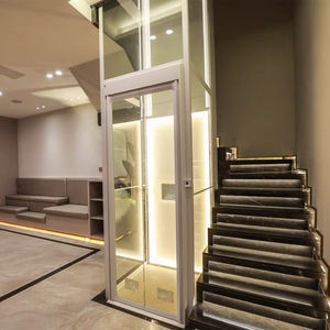 Небольшой домашний лифт, Крытый Лифт без комочков, открытый стеклянный обзорный лифт, пассажирский Лифт без машинного помещения. - Product Image 4