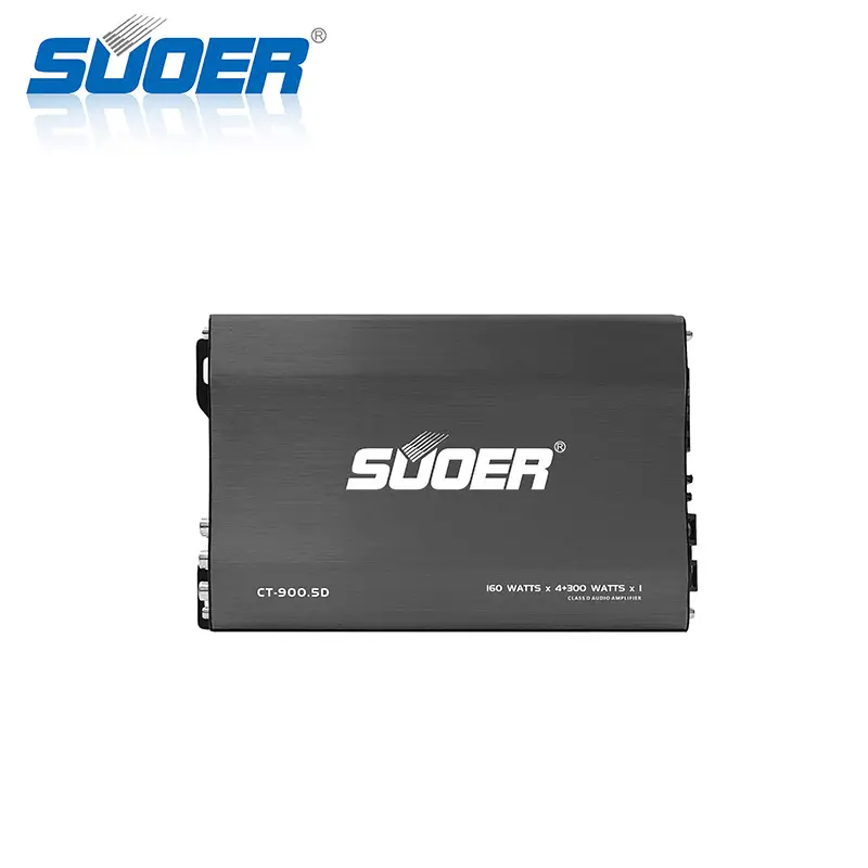 Suoer CT-900.5D-U car amp 5 channel 3000 watt car power amplifier full range class D car amp