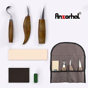 Outils de sculpture sur <span class=keywords><strong>bois</strong></span> ciseaux <span class=keywords><strong>à</strong></span> découper Kit de couteaux pour débutants - Product Image 5