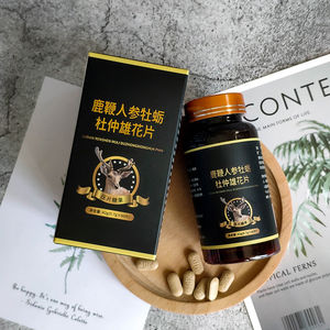 Chi Sha Hirschpeitsche Ginseng Austern Eucommia Ulmoides Männliche Blütenextrakt Umweltfreundliche Tabletten zur Verzögerung der Sexualzeit 60 Tabletten/Flasche für - Product Image 4