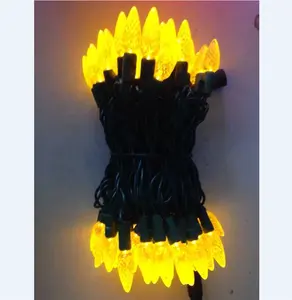 C6 giallo Mini fata natale stringa di luce a LED