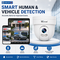 Cámara de Seguridad IP POE Wistino 4MP Camhi Pro 355 °   Cámara Domo PTZ con Visión Nocturna a Todo Color y Detección de Movimiento