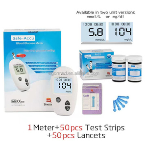 Monitor de Glucosa en Sangre No Invasivo Seguro y Preciso <span class=keywords><strong>Sinocare</strong></span>, Tiras Reactivas para la Prueba de Glucosa en Sangre, Medidor de Glucosa en Sangre Portátil - Product Image 4