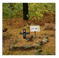 Extérieur animal de compagnie mémorial jardin décor chien tombe marqueur croix mémorial cadeaux animal de compagnie perte pieu plaques commémoratives