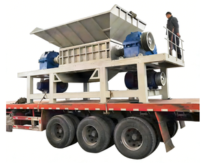 Tire Shredder Machine Truck Tire Shredder Tire Cutting Machine to <strong>Shredded</strong> <strong>Rubber</strong> - Product Image 6