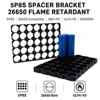 Support de batterie 26650 personnalisé en plastique ignifuge 5P8S, accessoires de fixation pour pack de batteries 26650 OEM