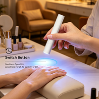 Lampe LED SNRQI pour ongles, portable, K3, grande capacité de production, mini lampe LED bleue, lampe UV pour ongles, portable, sans fil, pour le durcissement du gel UV