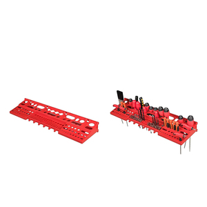 38 Pcs Wall <strong>Mounted</strong> Pegboard Tool Organizer <strong>Board</strong> with Tool Holders for Garage Workshop - Product Image 4
