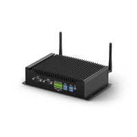 Mini PC Intel Core I7-10510U con 2 Puertos RJ45 LAN, 6 USB, 2 Puertos RS232 COM, 3 Salidas de Pantalla para DP, 64GB SSD+HDD, 10W DDR4, Nuevo, Enchufe AU/US