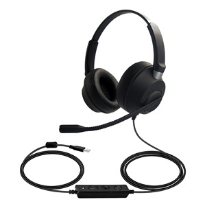 Casque de téléphone USB avec réglage du volume et commutateur de sourdine pour Skype, plate-forme Lync - Product Image 4