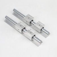 Kit de rails de guidage linéaires SBR16 SBR20 SBR25, support d'axe circulaire en aluminium pour routeur CNC et automatisation d'imprimante 3D