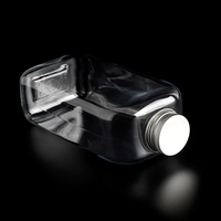 Bouteille de boisson en plastique de qualité alimentaire, boissons souples en plastique PET bouteilles personnalisées de 500ml avec bouchon en aluminium