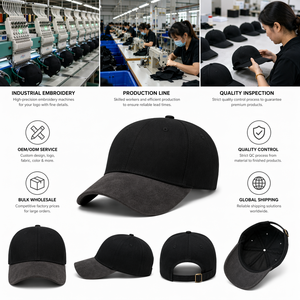 Cappellini da Baseball Premium Personalizzati con Logo, Visiera in Camoscio, Profilo Strutturato, Moderni, a 5 Pannelli, Sportivi, con Ricamo a Mano di Alta Qualità - Product Image 6
