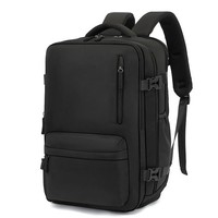 Sac à dos de voyage imperméable avec compartiment à chaussures, 180 °   Sac à dos pour ordinateur portable avec compartiment humide/sec, sangle de bagage, idéal pour les voyages d'affaires