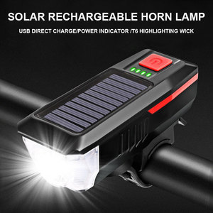 Luz Delantera para Bicicleta LED, Súper Brillante, con Energía Solar - Product Image 2