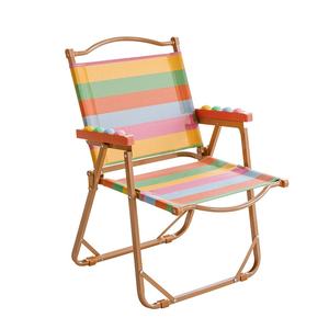 Silla Plegable de Playa para <span class=keywords><strong>Camping</strong></span>, Portátil, con Marco de Acero al Carbono, Asiento de Terylene, con Ruedas y Mango de Masaje, para Viajes - Product Image 1