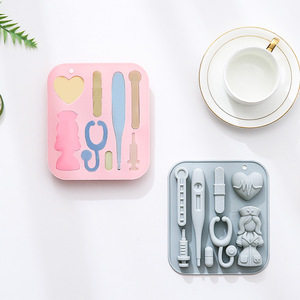 8-Cavity Nurses' Day Nonstick Silicone <b>Cake</b> <b>Molds</b> Food-Grade Reusable Cute Silicone Magnetic Chocolate, Candy & Ice DIY <b>Mold</b> - Product Image 1