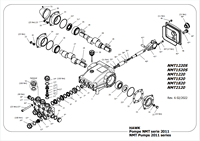 HAWK NMT1520/NMT2120 комплект поршневых масляных уплотнений 2608,03