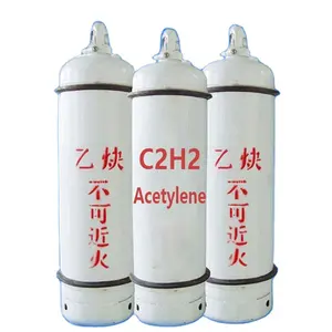 Purity 99.95%% Industrial Grade Filling 40L C2h2 Gas Price Gas Acetylene