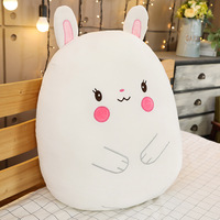Animal en peluche mignon personnalisé grande poupée grand énorme doux Shiba Inu blanc lapin souris dinosaure oreiller en peluche