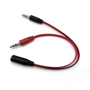 3.5mm Audio Splitter <b>Adapter</b> Male To Female And Male For Mobile Phone Earphone Microphone Connection - Product Image 1
