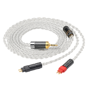Câble d'écouteurs équilibré en argent pur pour HD580/<span class=keywords><strong>HD600</strong></span>/HD650/HD25/HD660S, connecteurs 2.5mm/4.4mm/XLR, haut-parleur en PVC - Product Image 2