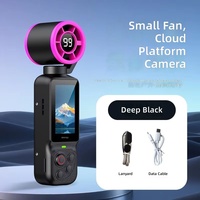 Caméra de poche LK-035 pour vlog, mini ventilateur, caméra d'action 4K HD, anti-vibrations, WiFi, caméra vidéo numérique pour l'enregistrement en extérieur et les voyages