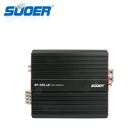 Amplificateur de voiture Suoer BP-2000 Monoblock 6000W Classe D, 2000 Watts RMS avec séparateurs de fréquences et égaliseurs à 1 canal