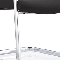 Chaise de bureau ergonomique JOHOOFURNITURE avec base cantilever, fabrication chinoise, idéale pour salle de conférence, coussin épais et confortable