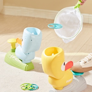 Ensemble de soucoupe volante pédale disque volant jouet tir et attraper le lanceur de disque de mouche jouet ensemble de jeu de Sport de plein air pour les enfants - Product Image 2