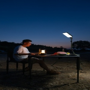 Hoang Dã Land khẩn cấp di động năng lượng mặt trời ánh sáng USB sạc không thấm nước LED Cắm trại đèn pin & ngân hàng điện cho tour du lịch & cắm trại - Product Image 2