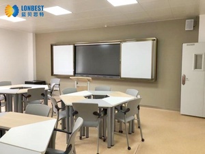 <span class=keywords><strong>Pizarra</strong></span> magnética deslizante multifuncional para aulas escolares <span class=keywords><strong>Pizarra</strong></span> de enseñanza interactiva <span class=keywords><strong>multimedia</strong></span> - Product Image 6