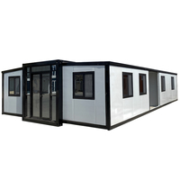 Casa Contenedor Plegable y Expandible de Fácil Instalación con Remolque para Vivienda Móvil y Camping, Modelo de 20/30/40 Pies, 2500 kg