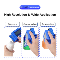 Mini Impresora Inteligente de Inyección de Tinta DX5, Portátil, con Pantalla Táctil, Resolución de 600dpi, Multifunción, Tinta de Secado Rápido, USB, para Plástico, Cartón y Botellas