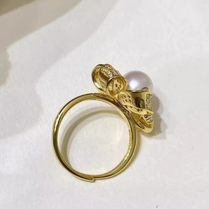 ถาดใส่เครื่องประดับเงินแท้ S925 รุ่น 10548DIY สำหรับใส่ไข่มุก  แบบหนา ชุบเงิน  สำหรับใส่ลูกปัดกลมขนาด 10-13 มม. - Product Image 3