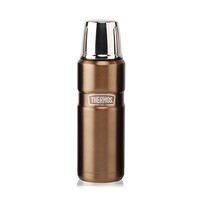Tasse à café isolée sous vide, inserts chauds et gobelet à café de 480ml en acier inoxydable 304 or, avec couvercle
