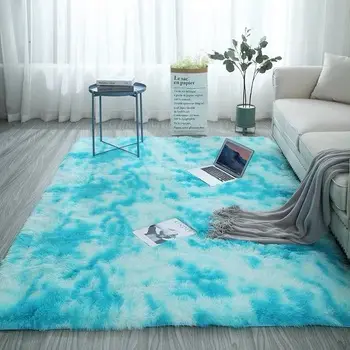 Shaggy rug home fluffy mat carpet turkey for living room