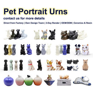 Toptan özel avrupa tarzı çevre dostu seramik kedi Urns toplu <span class=keywords><strong>Pet</strong></span> B2B cenaze ve <span class=keywords><strong>Pet</strong></span> hizmetleri için kremasyon anıtlar - Product Image 6