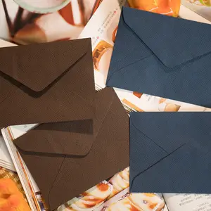 Thiết kế mới nhiều màu giấy kết cấu đặc biệt ví giấy phong bì đẹp Thẻ quà tặng bao bì