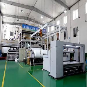 Pp Spunbond Nonwoven Fabric Calender Machine Non Woven Fabric Roll 4-12 Tons Per Day Production Capacity HG Nonwoven 1600-3200mm